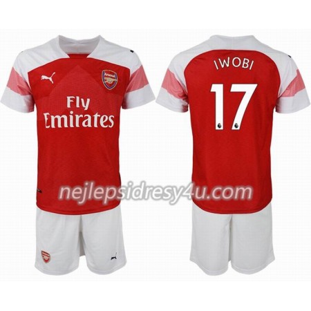 Fotbalový Dres Arsenal IWOBI 17 Dětské Domácí 2018/19